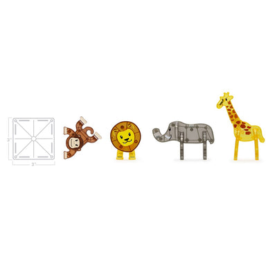 MAGNA-TILES - Safari Animals - 25 Piece Set