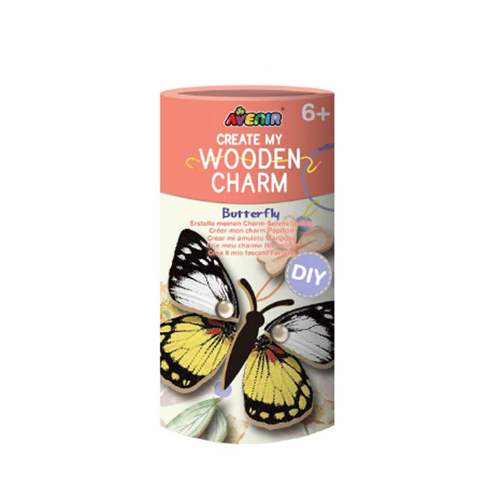 Avenir - Create My Wooden Charm - Butterfly