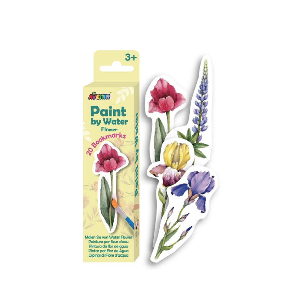 Avenir - Paint by Water - Bookmarks - Flower