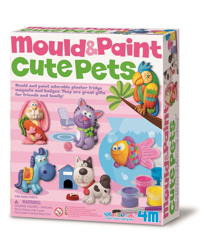 4M - Mould & Paint - Cute Pets