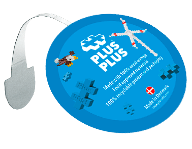 Plus-Plus - Shelf Wobbler - Global Blue