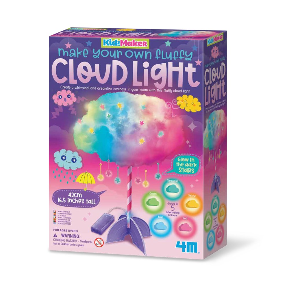 4M - KidzMaker - Make Your Own Fluffy Cloud Light