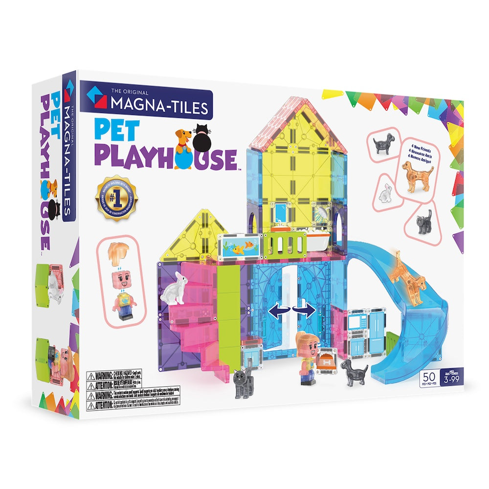 MAGNA-TILES - Pet Playhouse - 50 Piece