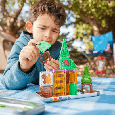 MAGNA-TILES - microMAGS - Tree House 24-Piece Travel Set