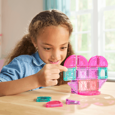 MAGNA-TILES - microMAGS - Heart To Heart 26-Piece Travel Set