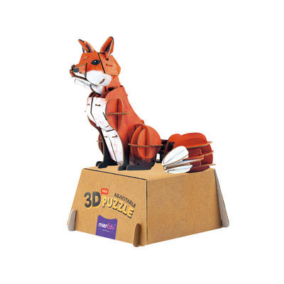 mierEdu - Adjustable 3D Puzzle - Red Fox Mini