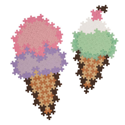 Plus-Plus - Puzzle by Number - Ice Cream Cones - 250pcs