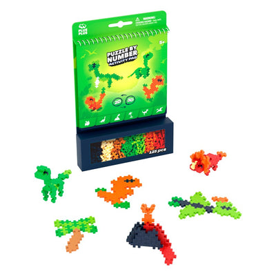 Plus-Plus - Activity Pad - Puzzle By Number - Dinosaurs