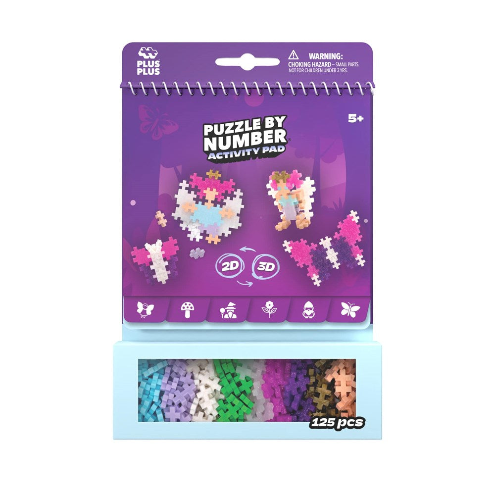 Plus-Plus - Activity Pad - Puzzle By Number - Enchanted Forest