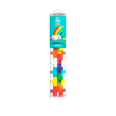 Plus-Plus - BIG Rainbow - 15pc Tube