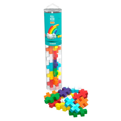 Plus-Plus - BIG Rainbow - 15pc Tube
