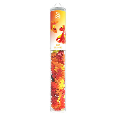 Plus-Plus - Fire Dragons - 100pc Tube