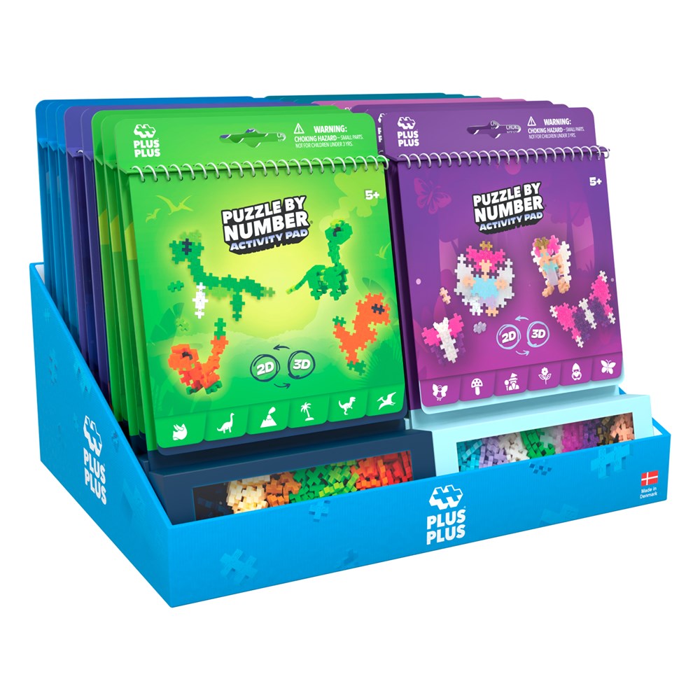 Plus Plus Display Insert Plus-Plus - Activity Pad - Display 16pcs - Johnco