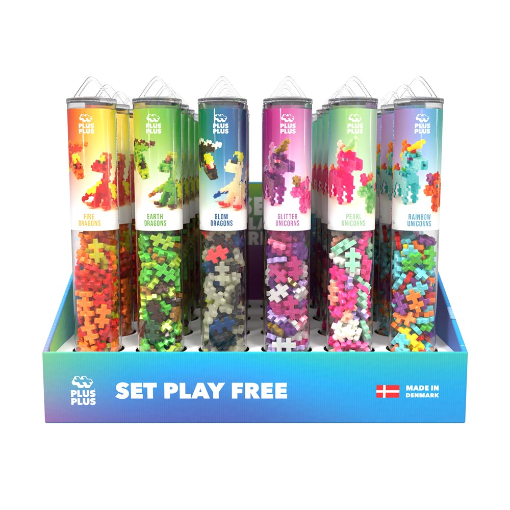 Plus-Plus - Dragons & Unicorns - 24pcs