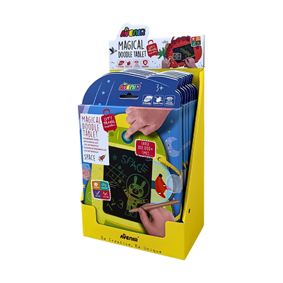 Avenir - LCD Artidoodle Board - Spaceship - 8 Unit Display