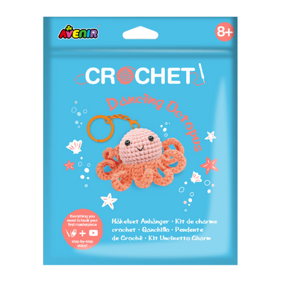 Avenir - Crochet Keychain - Dancing Octopus