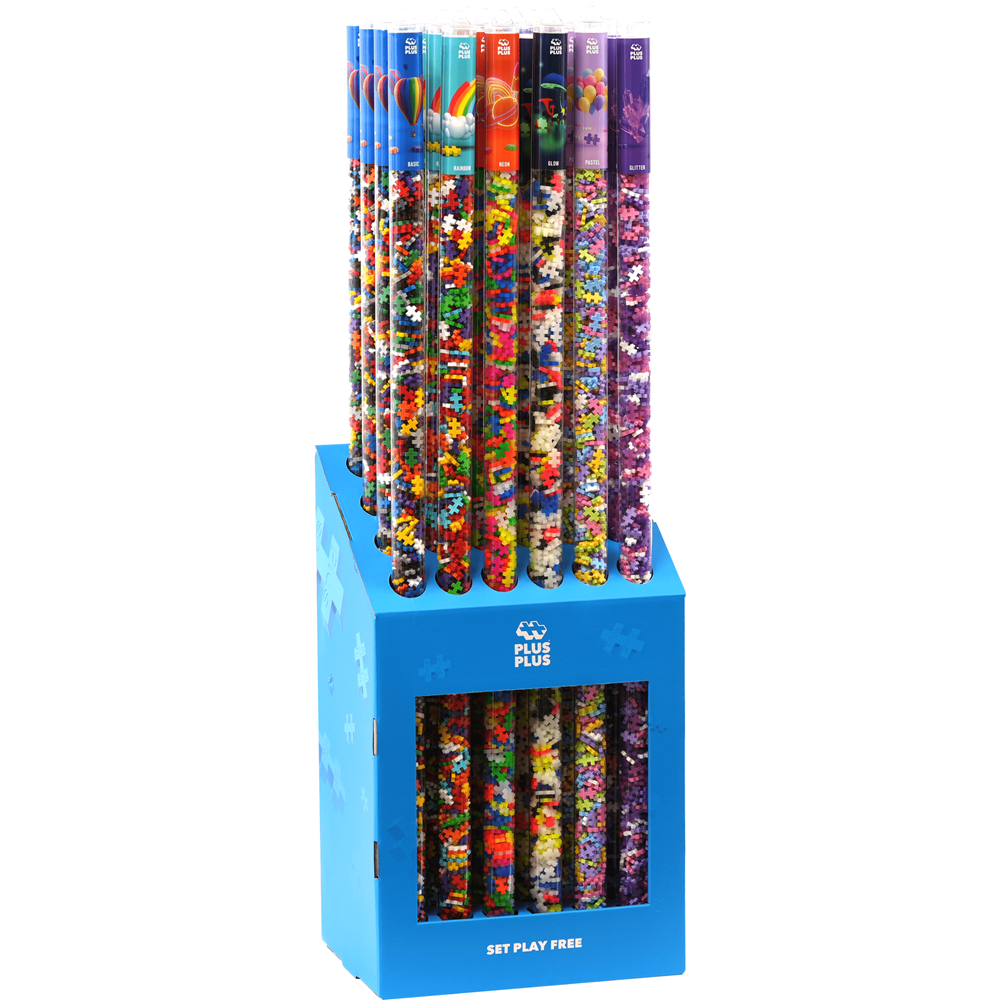 Plus-Plus - Colour Mix Display 1m Tube - 24pcs