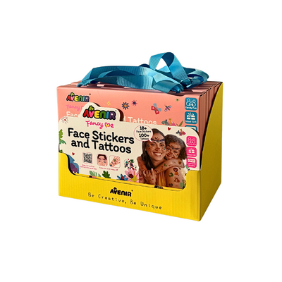 Avenir - Face Sticker and Tattoos - Fantasy Garden World - 8 Unit Display