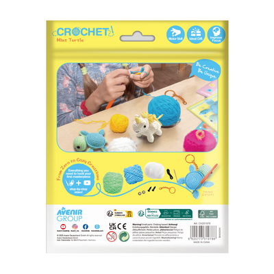 Avenir - Crochet Keychain - Mint Turtle