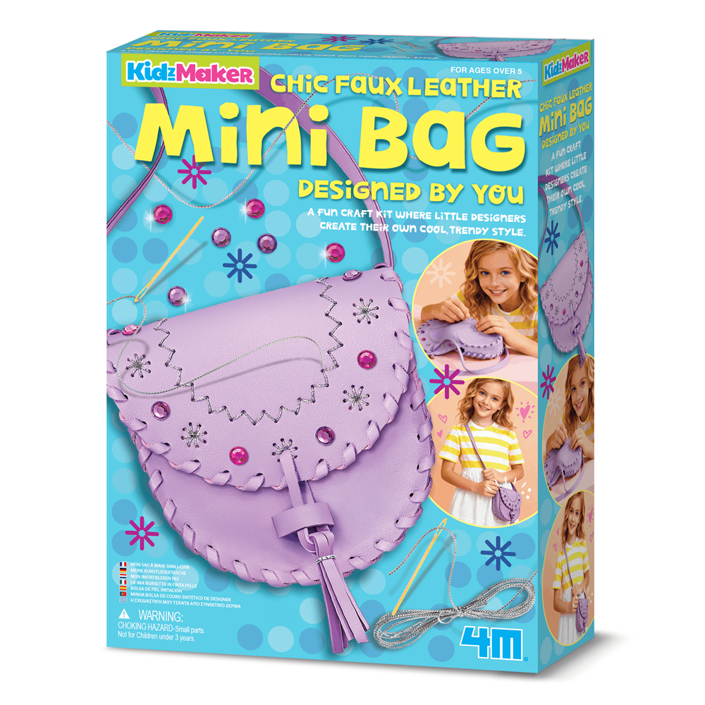 4M - KidzMaker - My Designer Faux Leather Bag