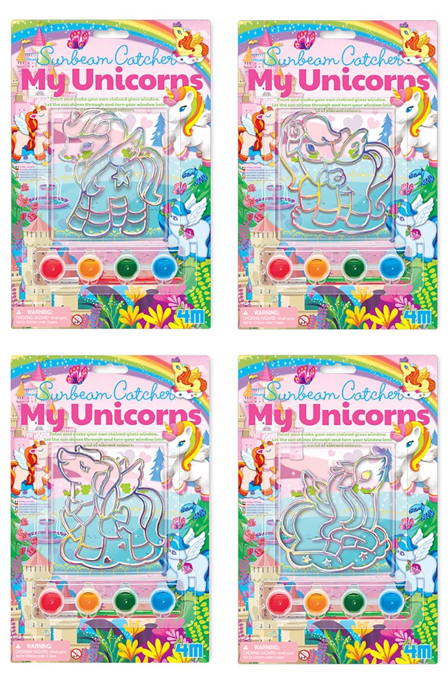 4M - My Unicorn Sunbeam Catcher (4 Assorted)
