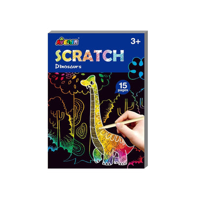 Avenir - Mini Scratch Book - Dinosaurs