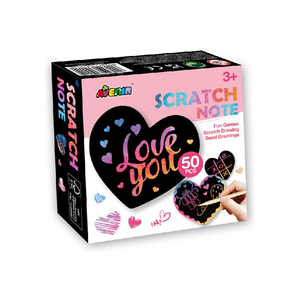 Avenir - Scratch Notes Pad- Love