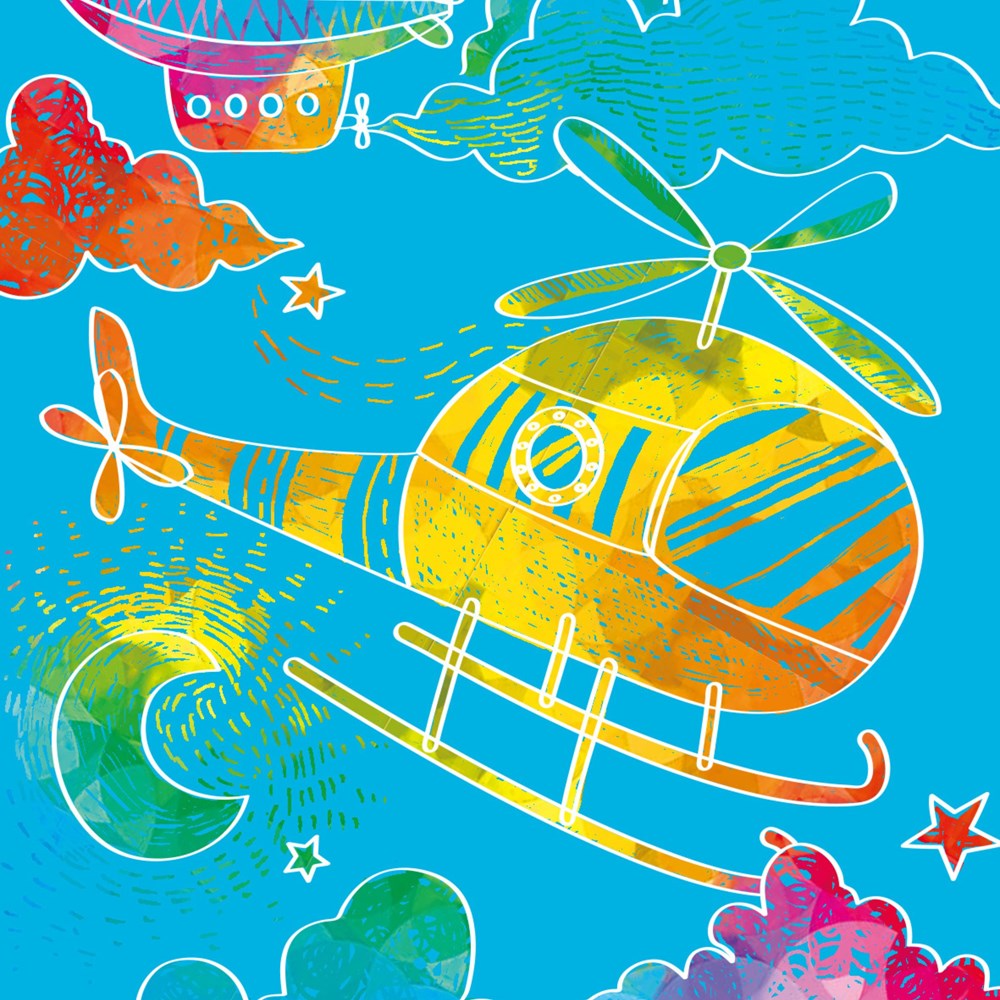 Avenir - Mini Scratch Book - Airplane - Johnco