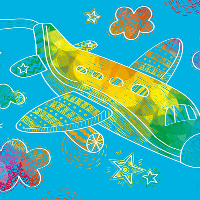 Avenir - Mini Scratch Book - Airplane - 12 Unit Display