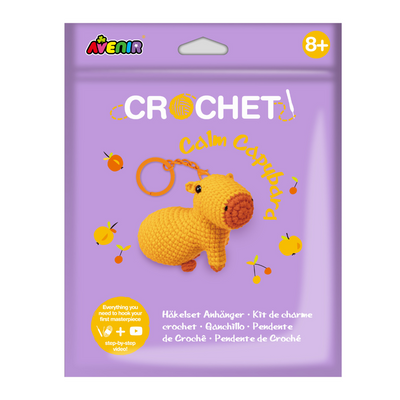 Avenir - Crochet Keychain - Calm Capybara