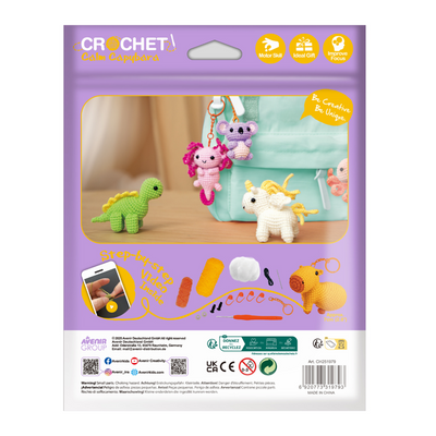 Avenir - Crochet Keychain - Calm Capybara