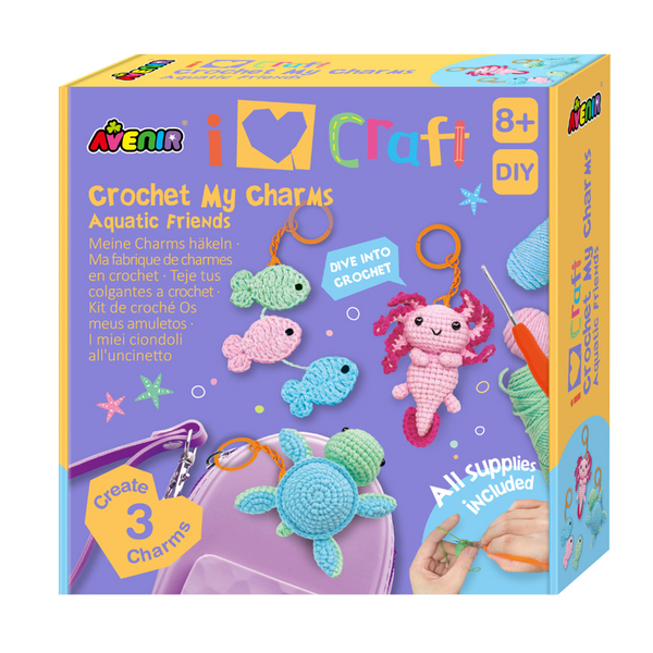 Avenir - I Love Craft - Crochet My Charms Aquatic Friends - Johnco