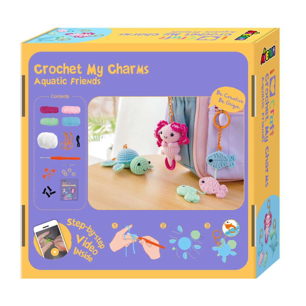 Avenir - I Love Craft - Crochet My Charms Aquatic Friends - Johnco