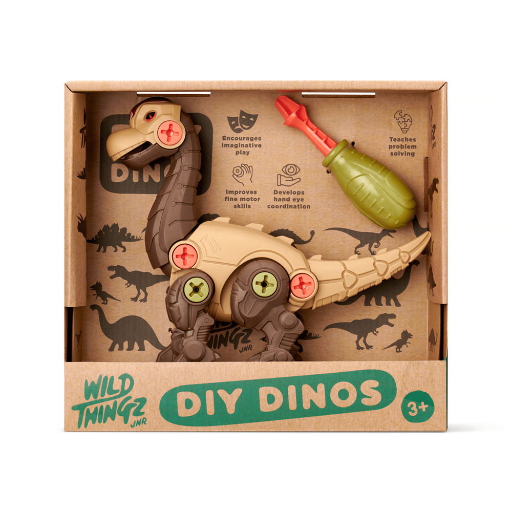 dino13ページです Johnco - Wild Thingz - DIY Dino - Brachiosaurus