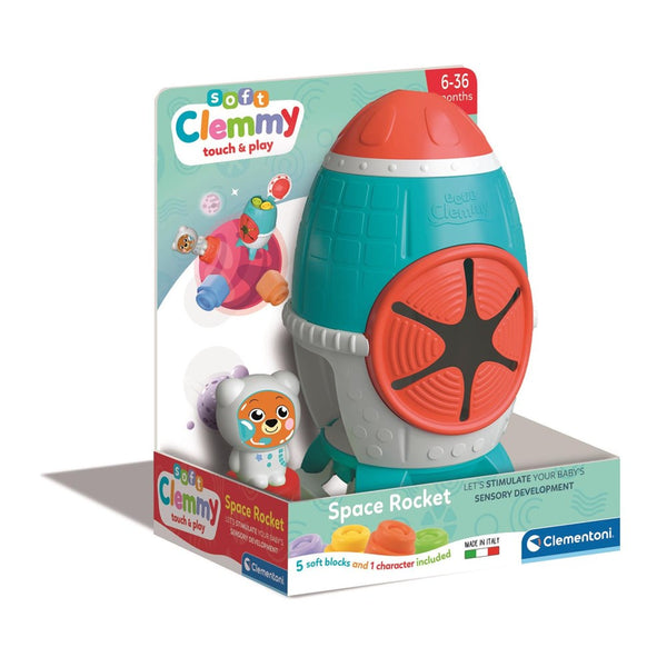 Clementoni Soft Clemmy Sensory Rocket Johnco