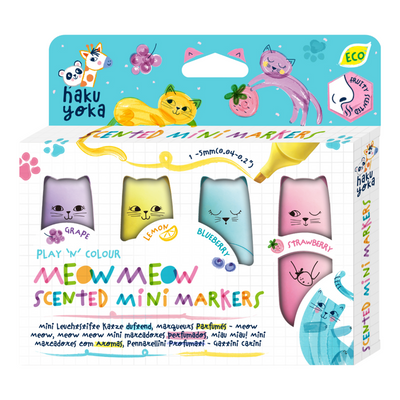 Haku Yoka - Mini Markers - Meow Meow Scented