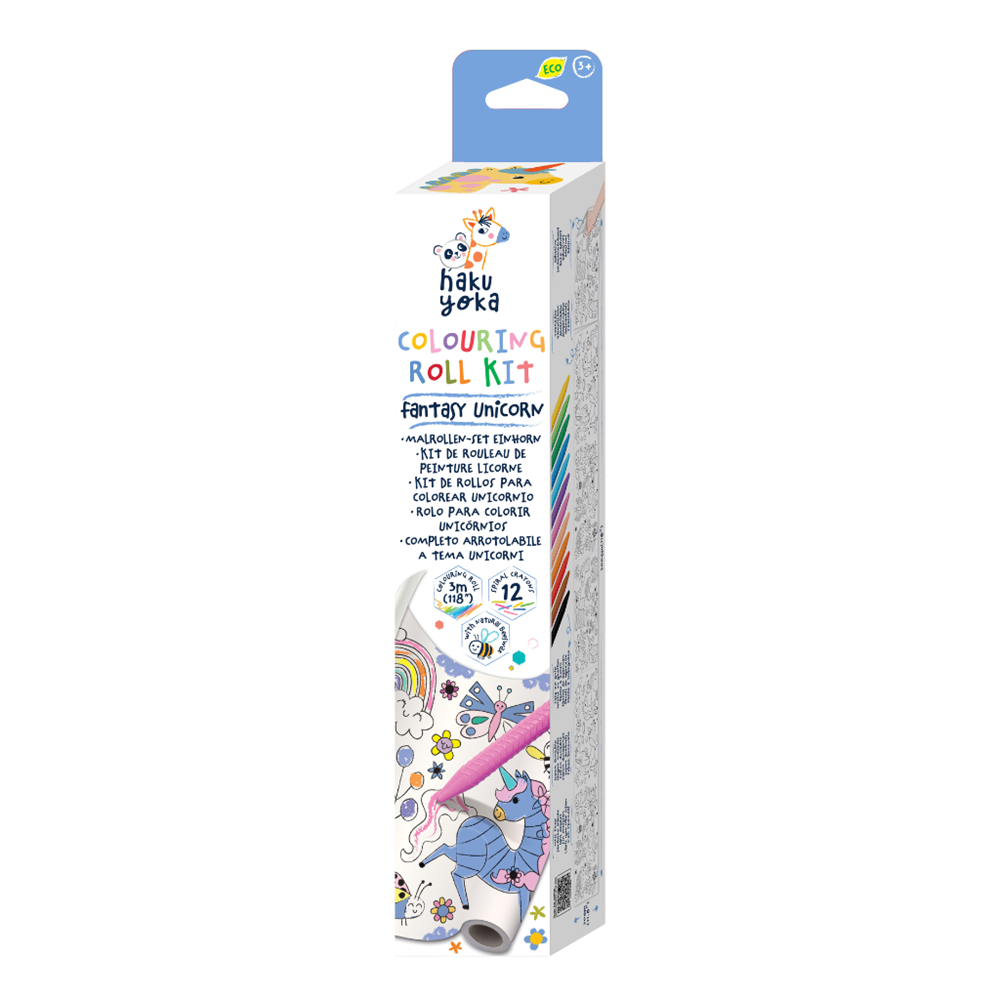 Haku Yoka - Colouring Roll Kit - Fantasy Unicorn