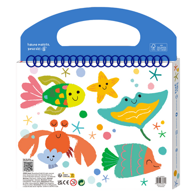 Haku Yoka - Art To Go - My First Colouring Kit - Sea Friends