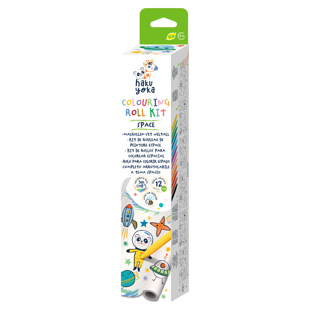 Haku Yoka - Colouring Roll Kit - Space
