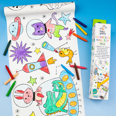 Haku Yoka - Colouring Roll Kit - Space