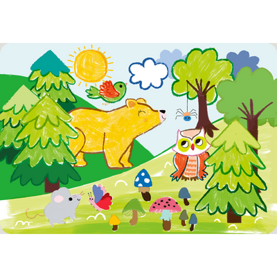 Haku Yoka - Art To Go - Gel Painting Art - Animals