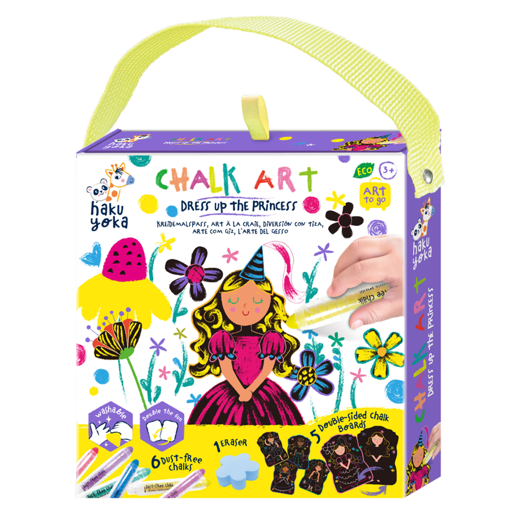 Haku Yoka - Art To Go - Chalk Art - Dress Up The Princess