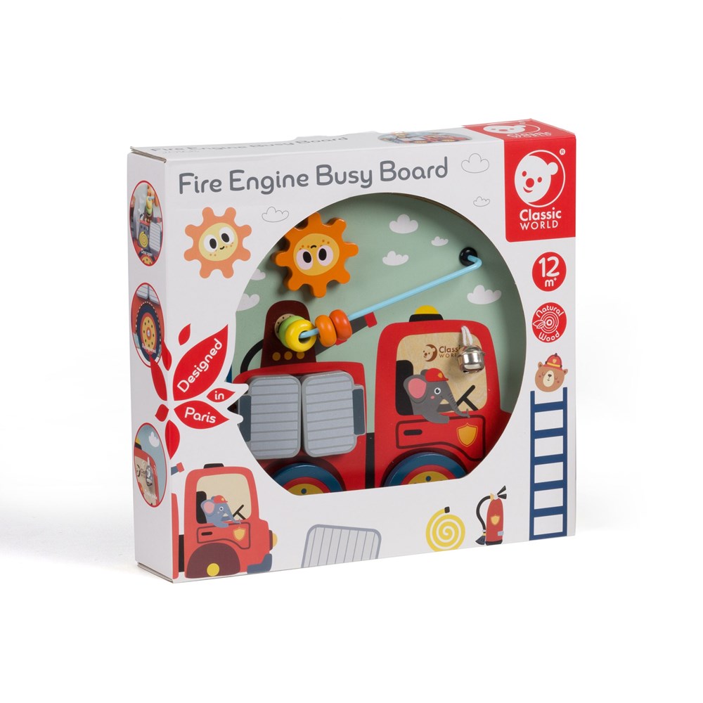 Classic World - Busy Board - Fire Engine