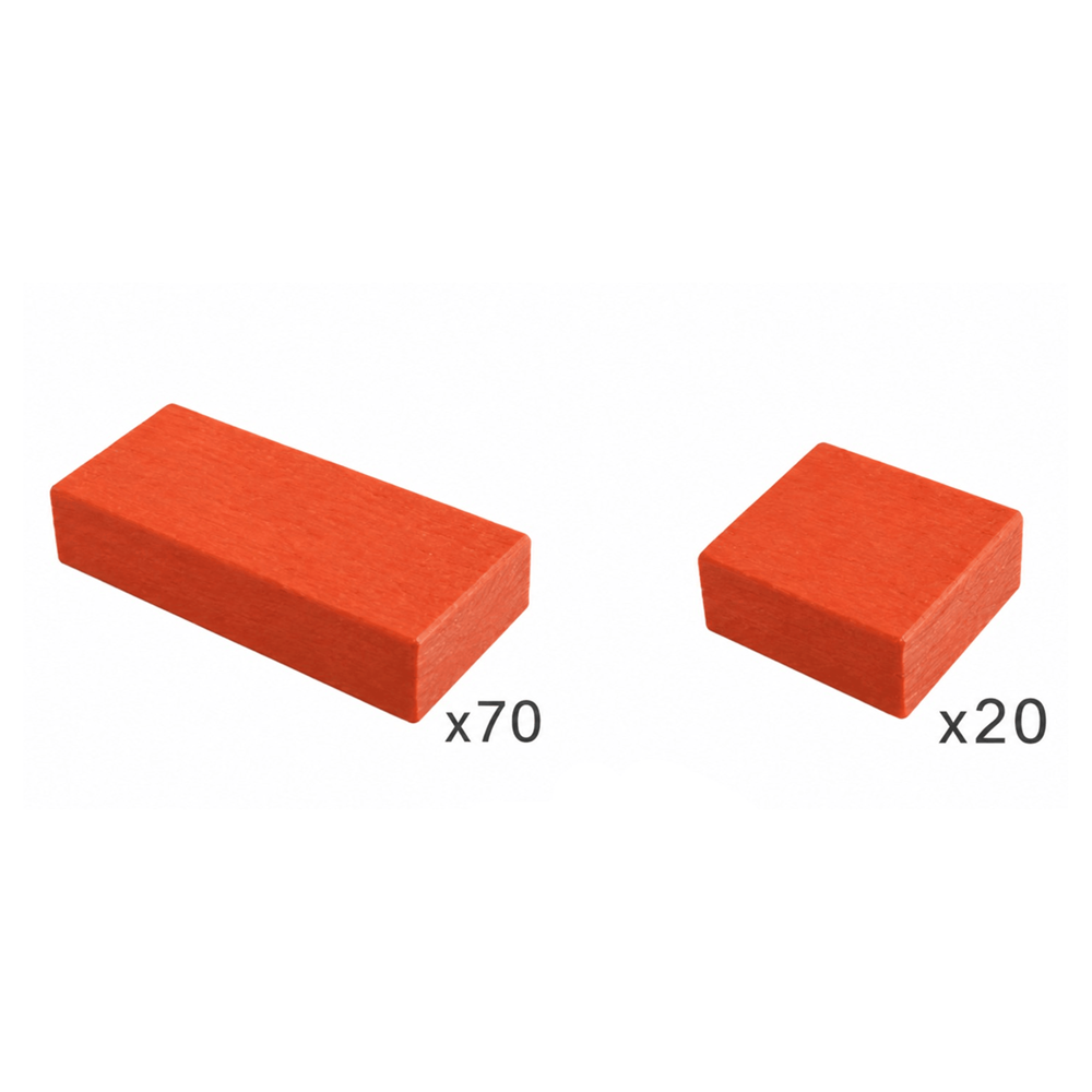 Classic World - Soft Building Blocks - Red