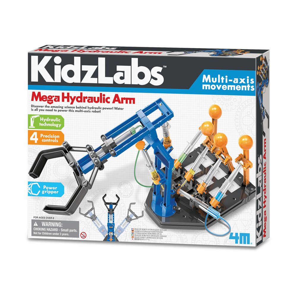 4M - Kidzlabs - Mega Hydraulic Arm
