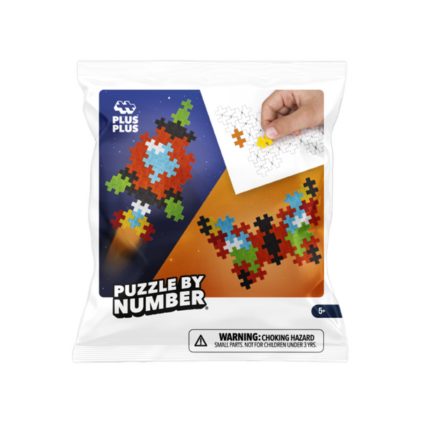 Plus-Plus Puzzle by Number Sample Bag - Johnco