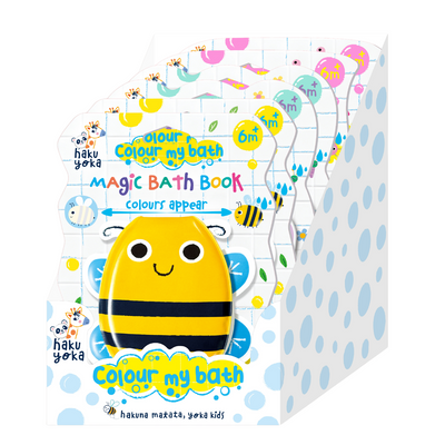 Haku Yoka - Colour My Bath - Magic Bath Book - Colours Appear - 6 Unit Display