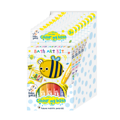 Haku Yoka - Colour My Bath - Bath Art Kit - 8 Unit Display