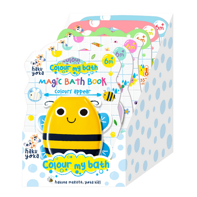 Haku Yoka - Colour My Bath - Magic Bath Book - Mix - 6 Unit Display