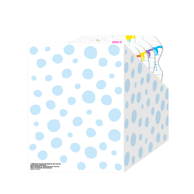 Haku Yoka - Colour My Bath - Magic Bath Book - Mix - 6 Unit Display